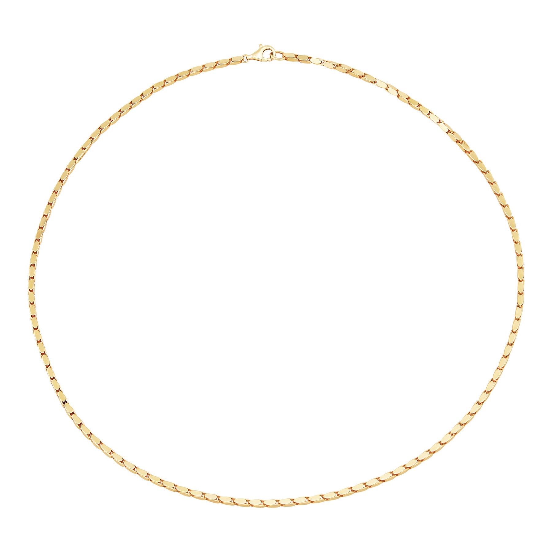 Oval Link Chain Necklace