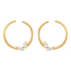 0.62ct Diamond Open Circle Stud Earrings