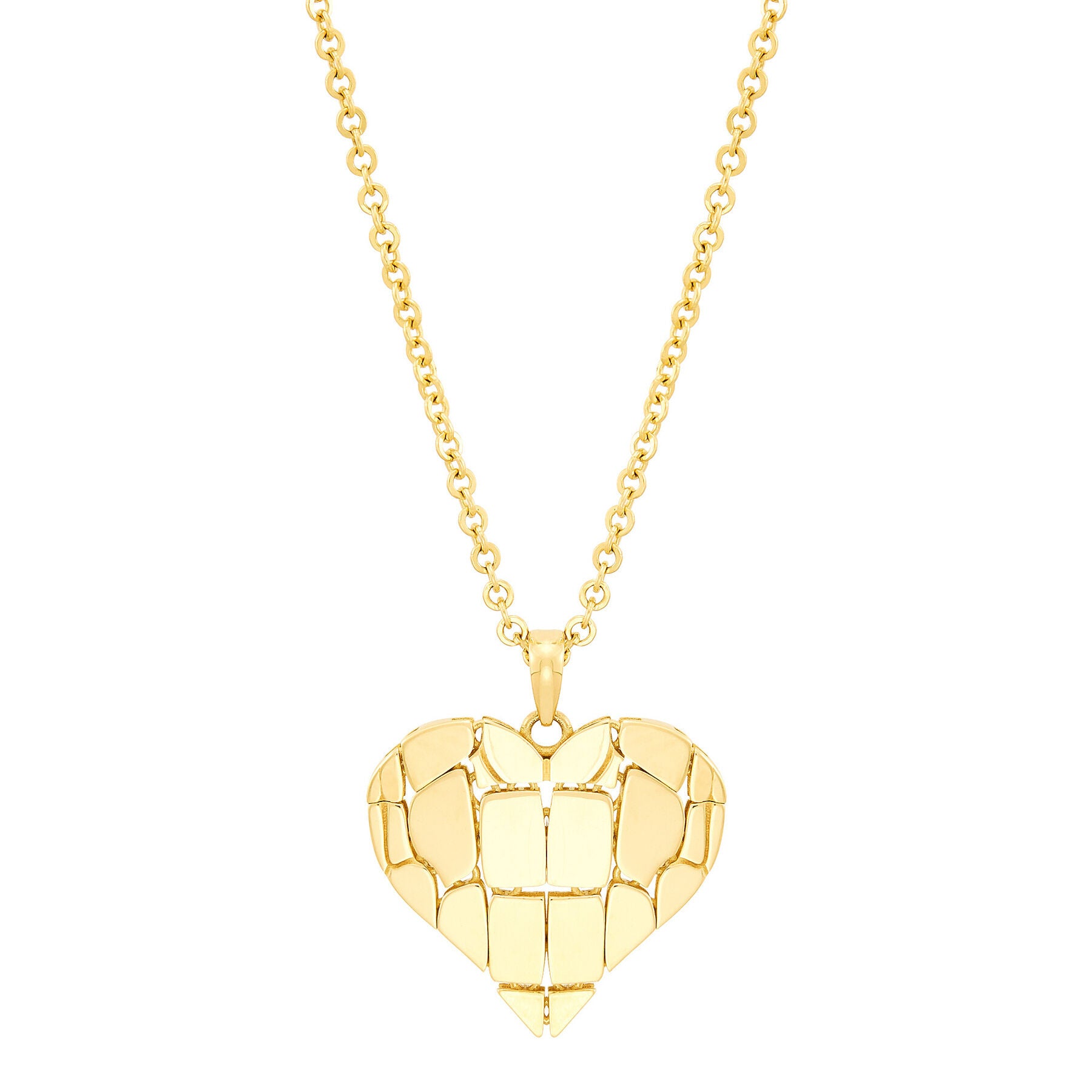 Flexible Heart Pendant Necklace