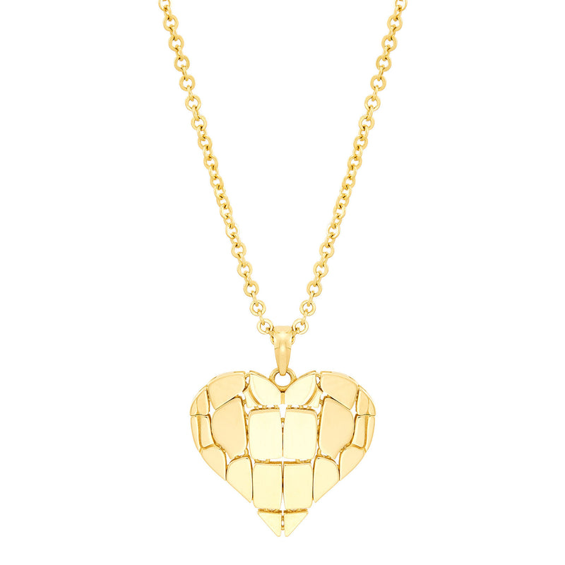 Flexible Heart Pendant Necklace