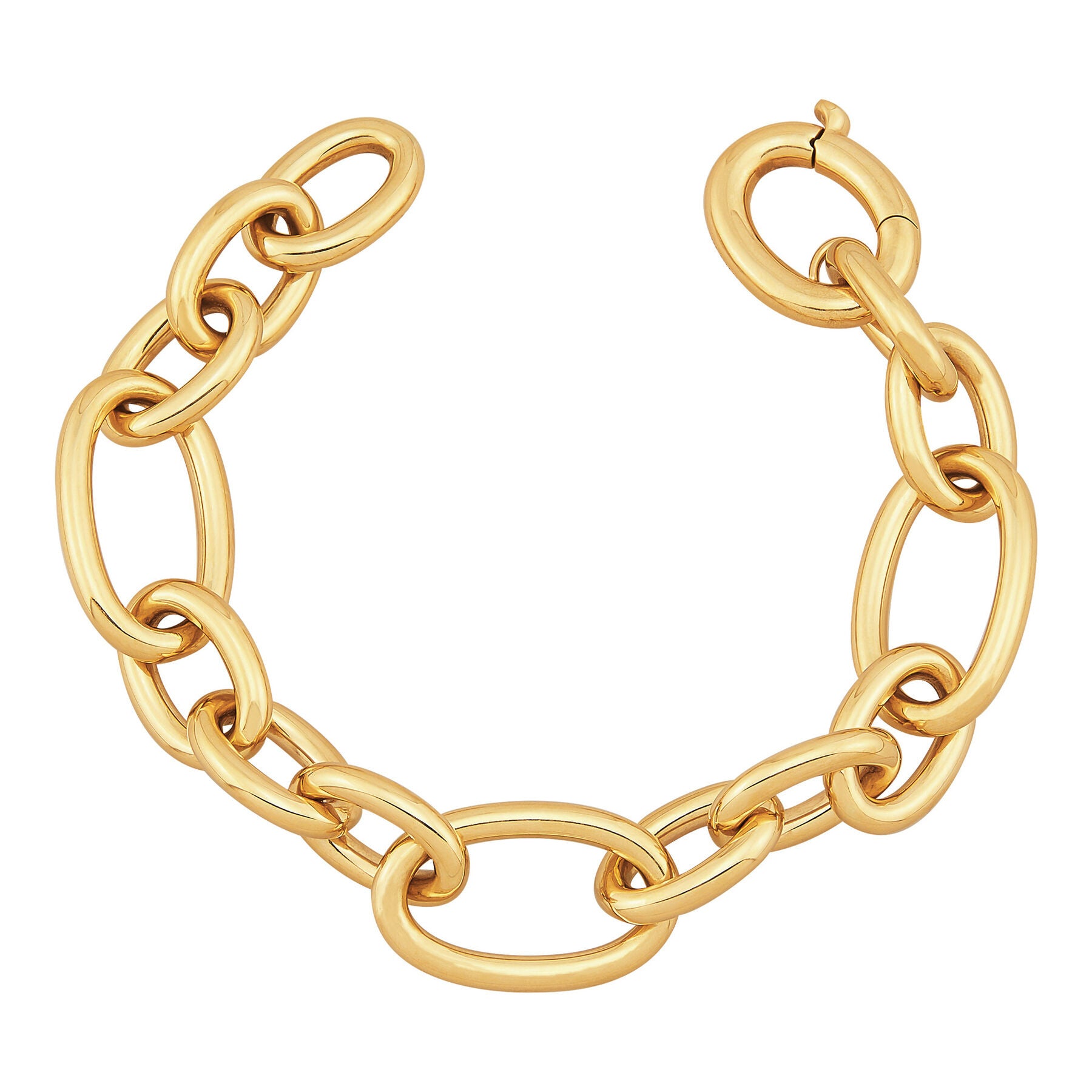 Large Bold Gold Chain Bracelet