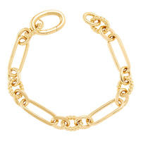 Large Twisted Rope Mixed Link Chain Bracelet