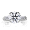 3.70ct Round Brilliant Cut Lab Grown Diamond Engagement Ring