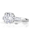 3.70ct Round Brilliant Cut Lab Grown Diamond Engagement Ring