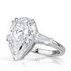 7.88ct Pear Shaped Lab Grown Diamond Engagement Ring