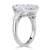 7.88ct Pear Shaped Lab Grown Diamond Engagement Ring