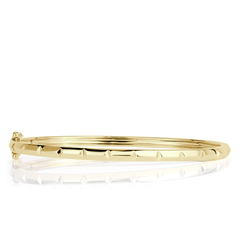 Geometric Bangle Bracelet