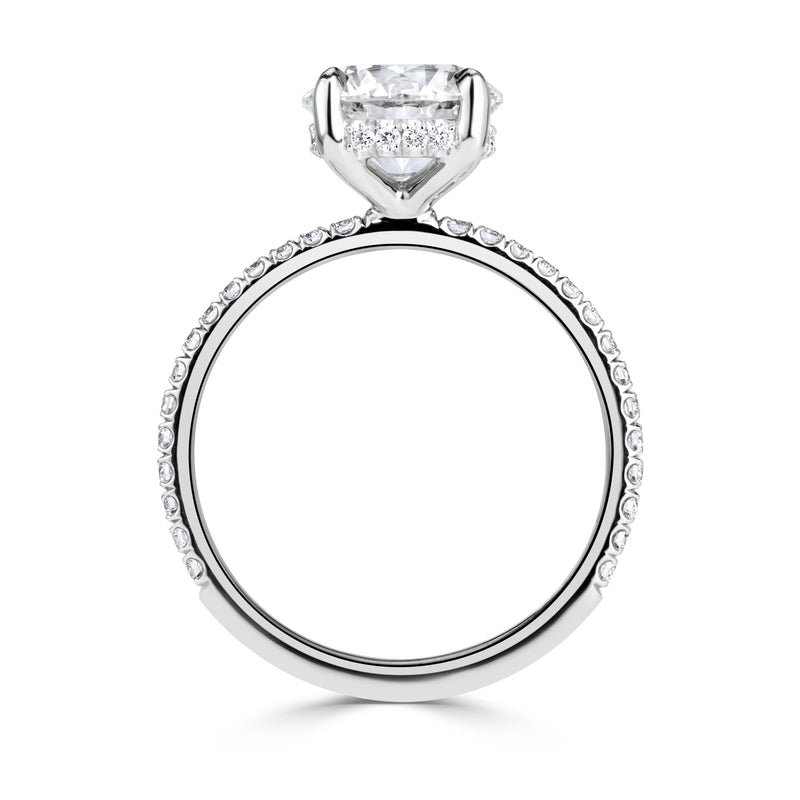 2.31ct Old European Cut Diamond Engagement Ring