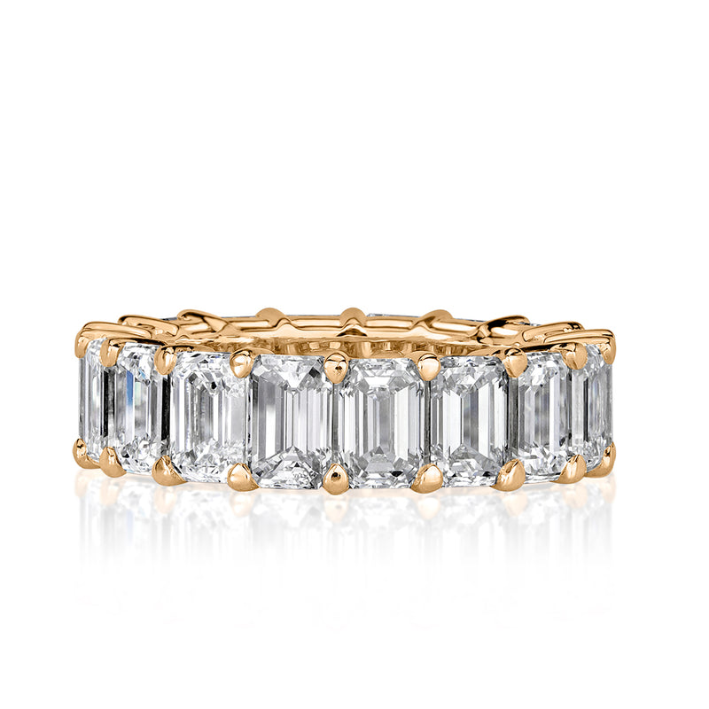 Classic Emerald Cut Lab Diamond Eternity Band