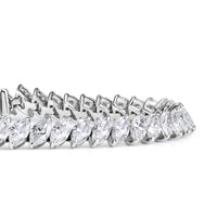 10.78ct Marquise Cut Diamond Tennis Bracelet
