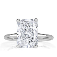 4.02ct Radiant Cut Lab Grown Diamond Engagement Ring