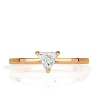 0.27ct Trillion Cut Diamond Promise Ring