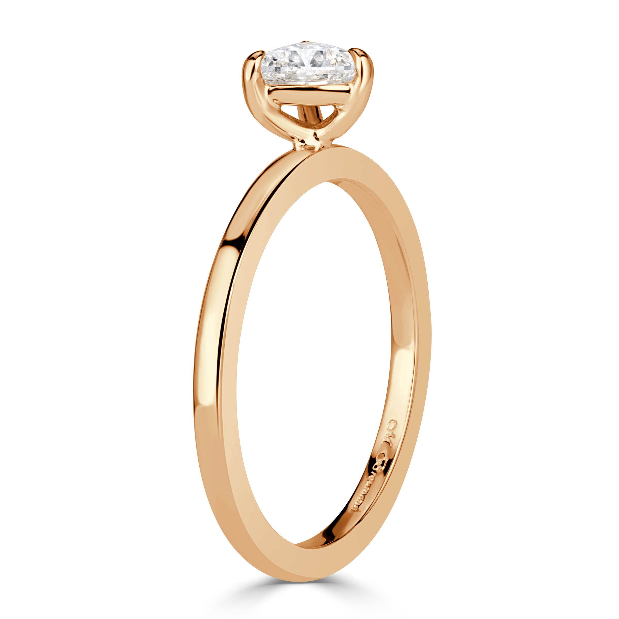 0.27ct Trillion Cut Diamond Promise Ring