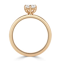 0.27ct Trillion Cut Diamond Promise Ring