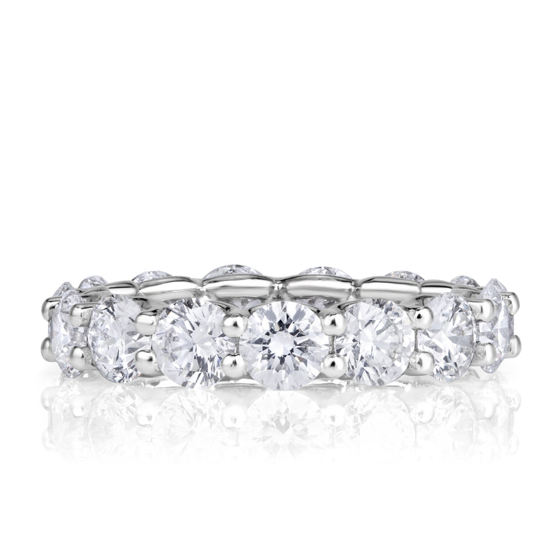 5.00ct Round Brilliant Cut Diamond Eternity Band in Platinum