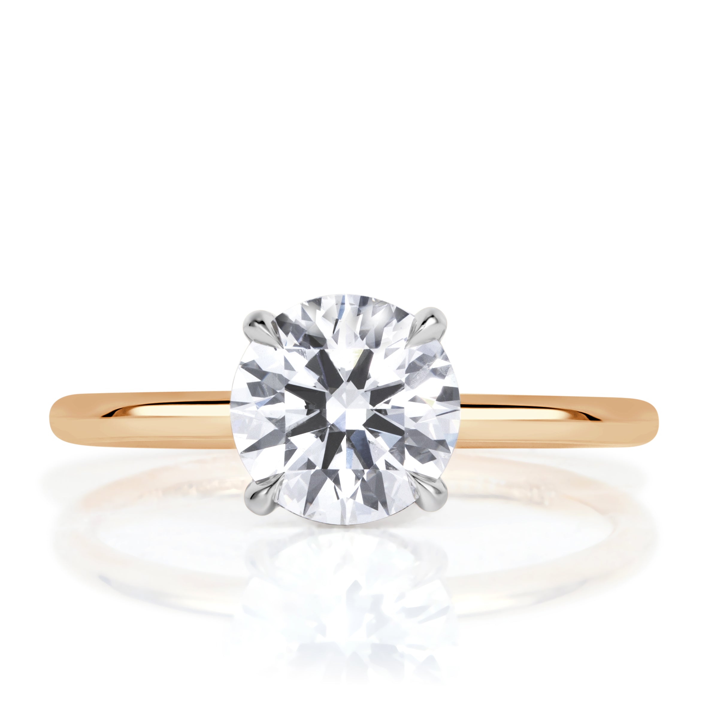 1.48ct Round Brilliant Cut Diamond Engagement Ring