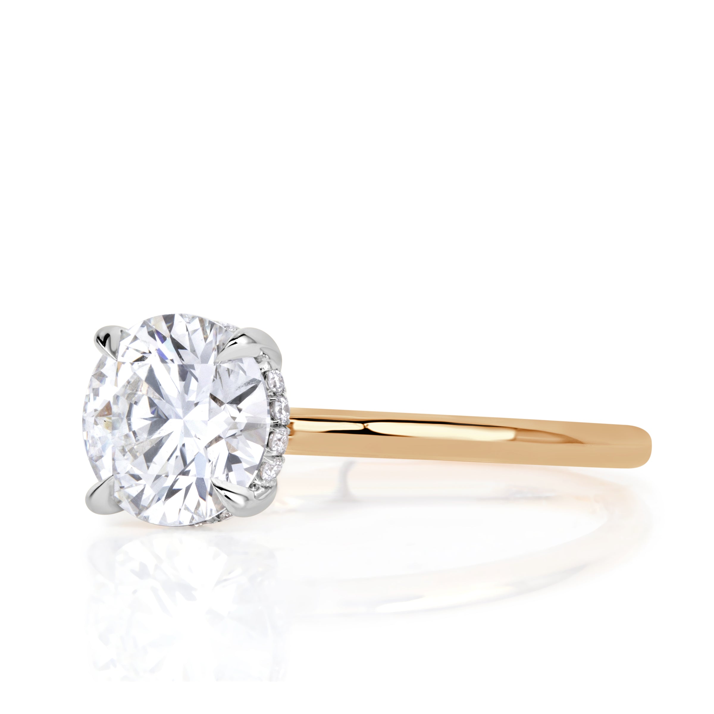1.48ct Round Brilliant Cut Diamond Engagement Ring