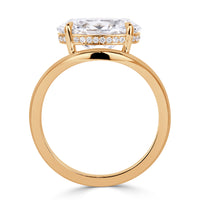 3.57ct Oval Cut Lab Grown Diamond Ring