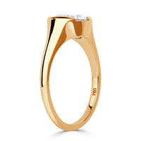 1.01ct Marquise Cut Lab Grown Diamond Pinky Ring