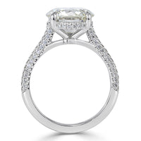 4.06ct Round Brilliant Cut Lab Grown Diamond Engagement Ring