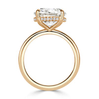 4.15ct Round Brilliant Cut Diamond Engagement Ring