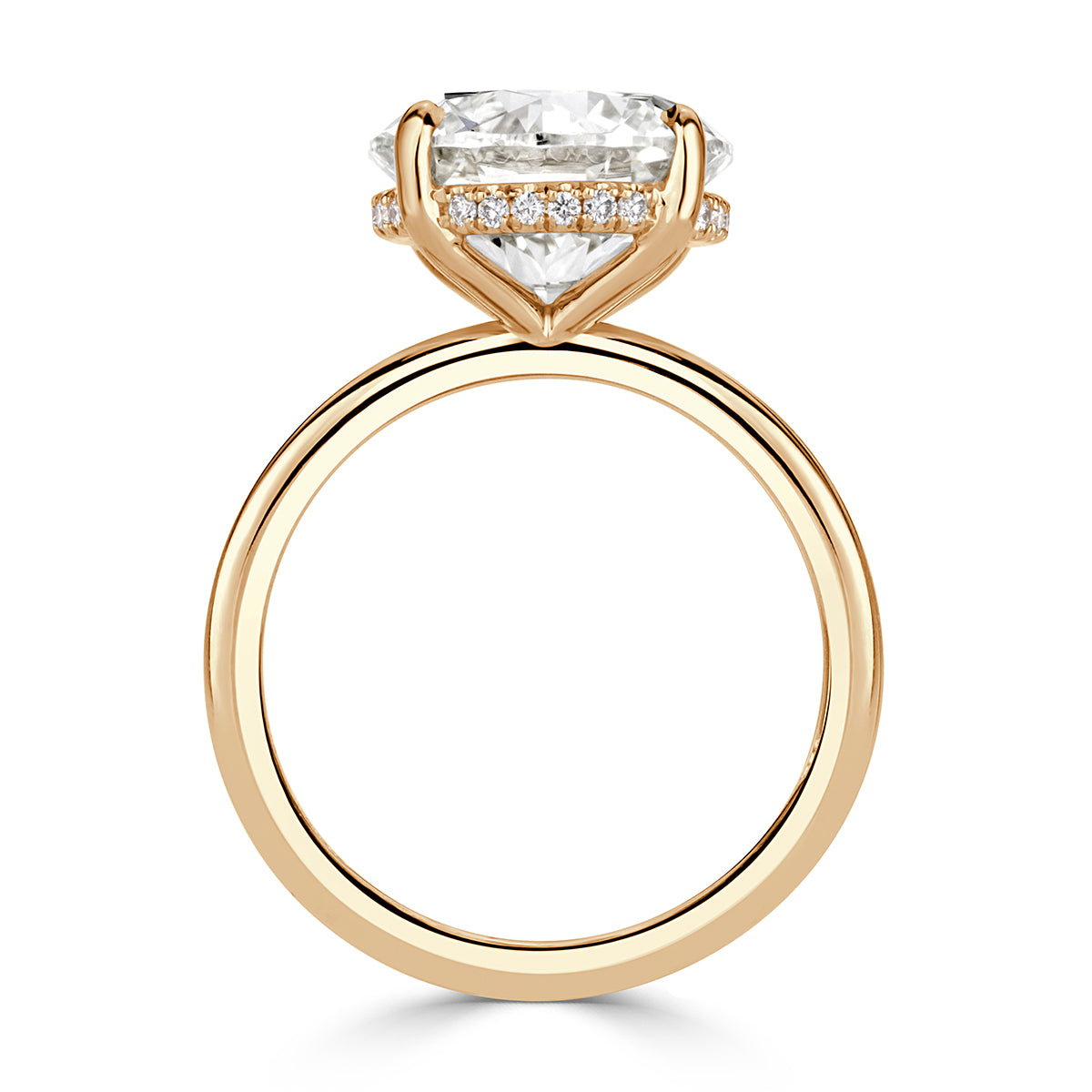 4.15ct Round Brilliant Cut Diamond Engagement Ring