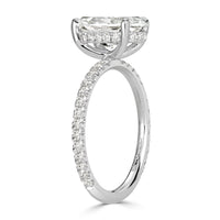 3.53ct Oval Cut Lab Grown Engagement Ring