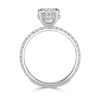 3.53ct Oval Cut Lab Grown Engagement Ring