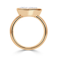 3.00ct Pear Shaped Lab Grown Diamond Engagement Ring