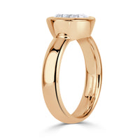 3.00ct Pear Shaped Lab Grown Diamond Engagement Ring