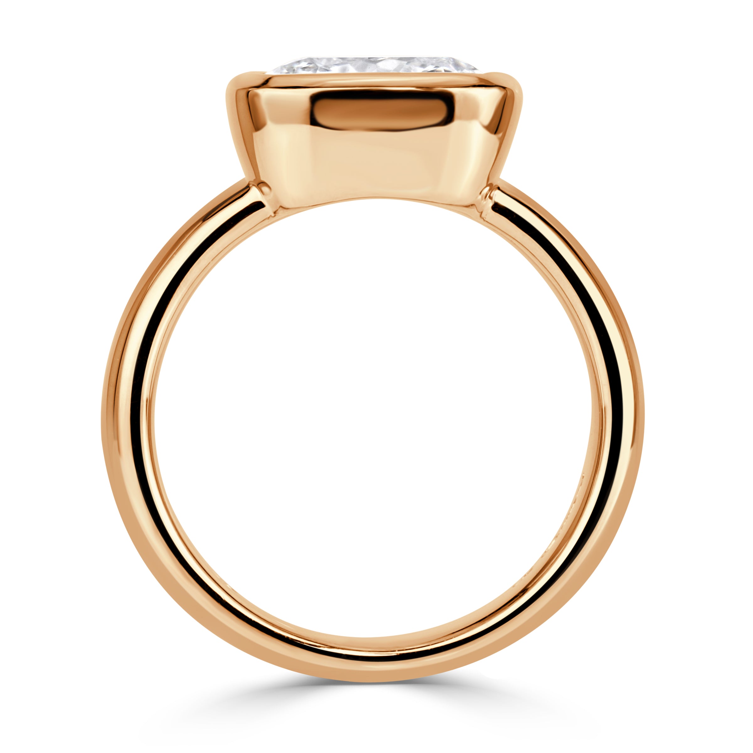 2.58ct Cushion Cut Lab Grown Diamond Engagement Ring