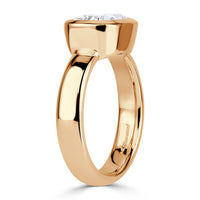 2.58ct Cushion Cut Lab Grown Diamond Engagement Ring