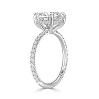 3.54ct Round Brilliant Cut Lab Grown Diamond Engagement Ring