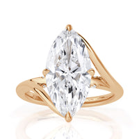 4.43ct Marquise Cut Lab Grown Diamond Engagement Ring