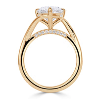 4.43ct Marquise Cut Lab Grown Diamond Engagement Ring