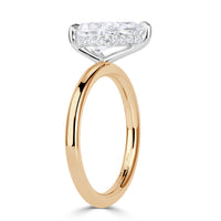2.14ct Pear Shaped Lab Grown Diamond Engagement Ring