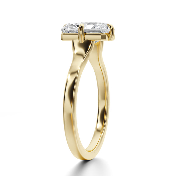 Compass Prong Floating Solitaire