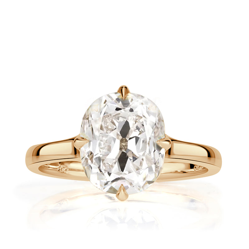 Compass Prong Floating Solitaire Engagement Ring