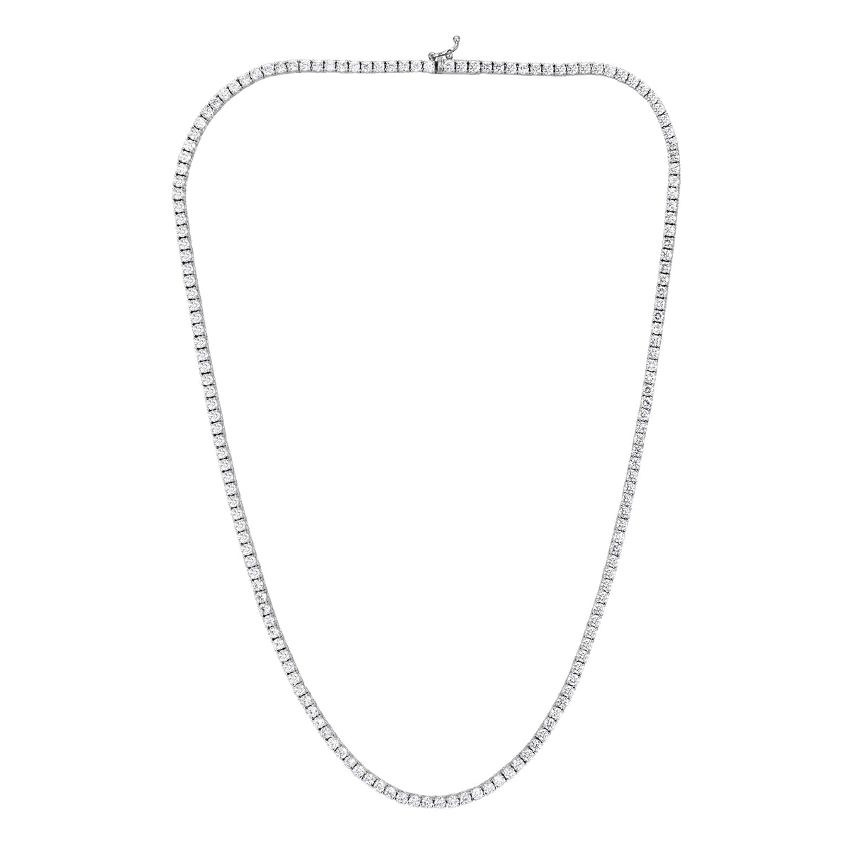 Classic Diamond Tennis Necklace