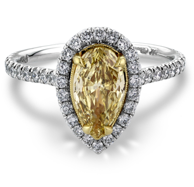 Pear Shaped Diamond Engagement Rings Mark Broumand