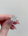 6.75ct Cushion Cut Diamond Engagement Ring
