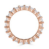 1.40ct Round Brilliant Cut Diamond Eternity Band in 18k Rose Gold