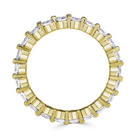 1.40ct Round Brilliant Cut Diamond Eternity Band in 18k Yellow Gold