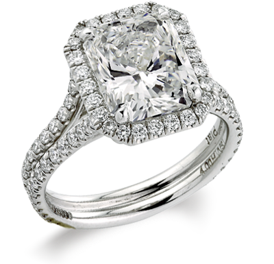 Radiant Cut Diamond Engagement Ring at Diamond and Gold Wa