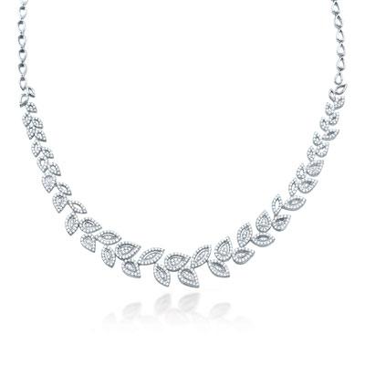 3.35ct Round Brilliant Cut Diamond Necklace