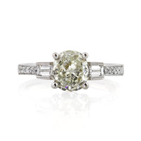 1.94ct Cushion Cut Diamond Engagement Ring