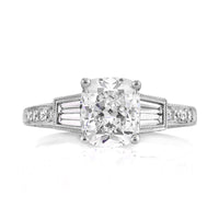 2.82ct Cushion Cut Diamond Engagement Ring