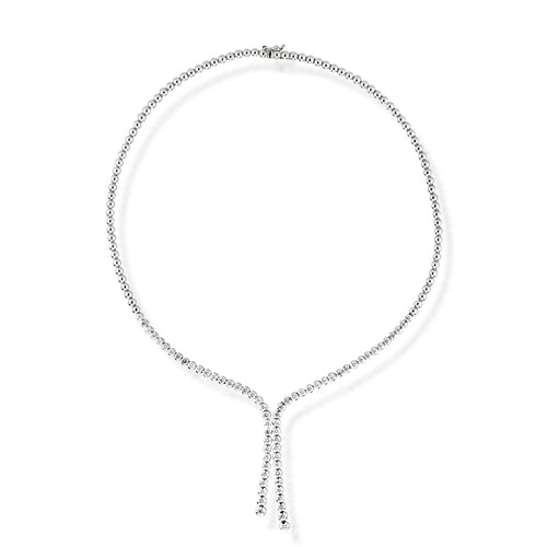 4.50ct Round Cut Diamond Tennis Necklace