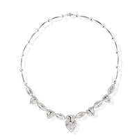 7.35ct Baguette and Round Brilliant Cut Diamond Necklace