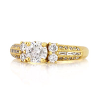 1.39ct Round Brilliant Cut Diamond Engagement Ring